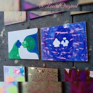 The Before & After Canvas' (Sold Together)